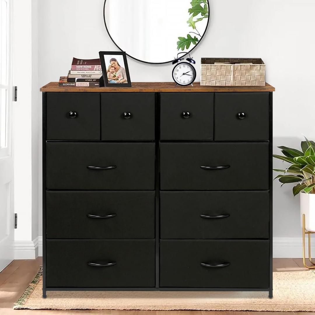 チェスト タンス 収納チェスト リビング 収納 洋服収納 大容量 4段10杯 1