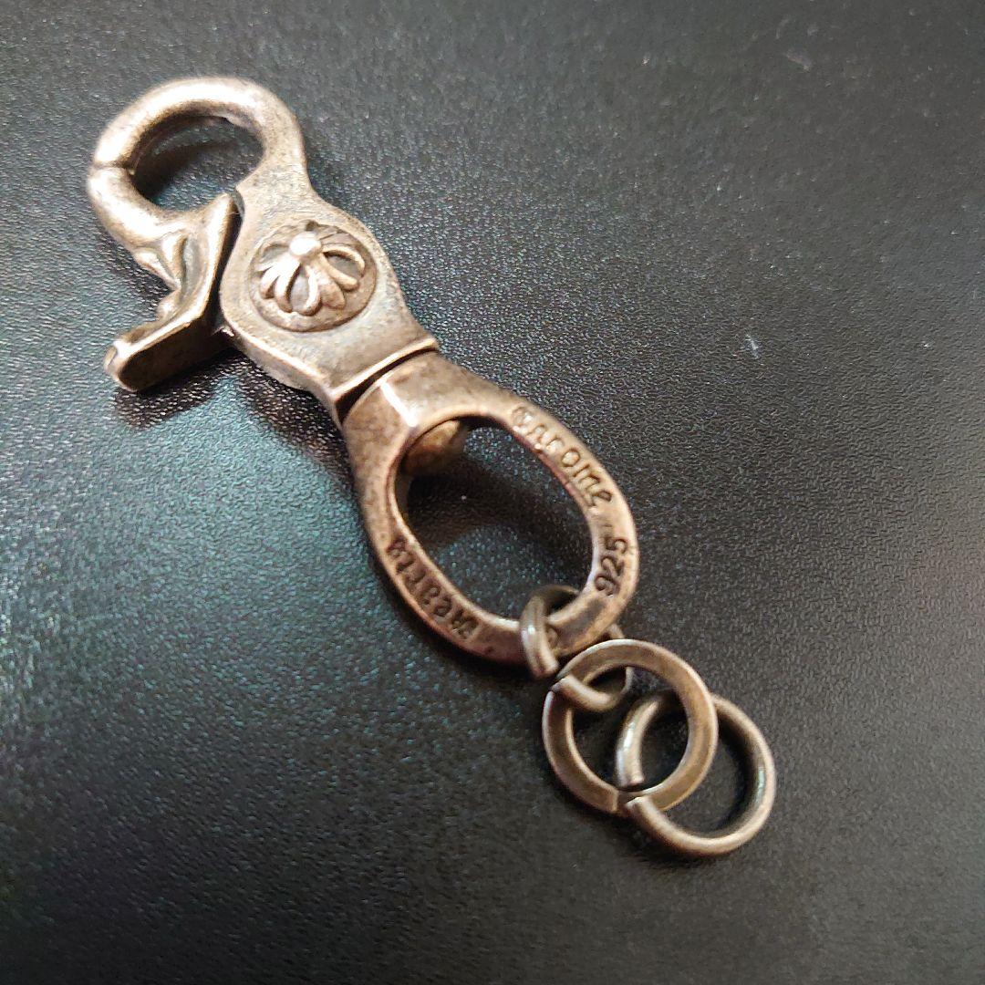 Silver シルバー925 チェーン キーホルダー　クリップ