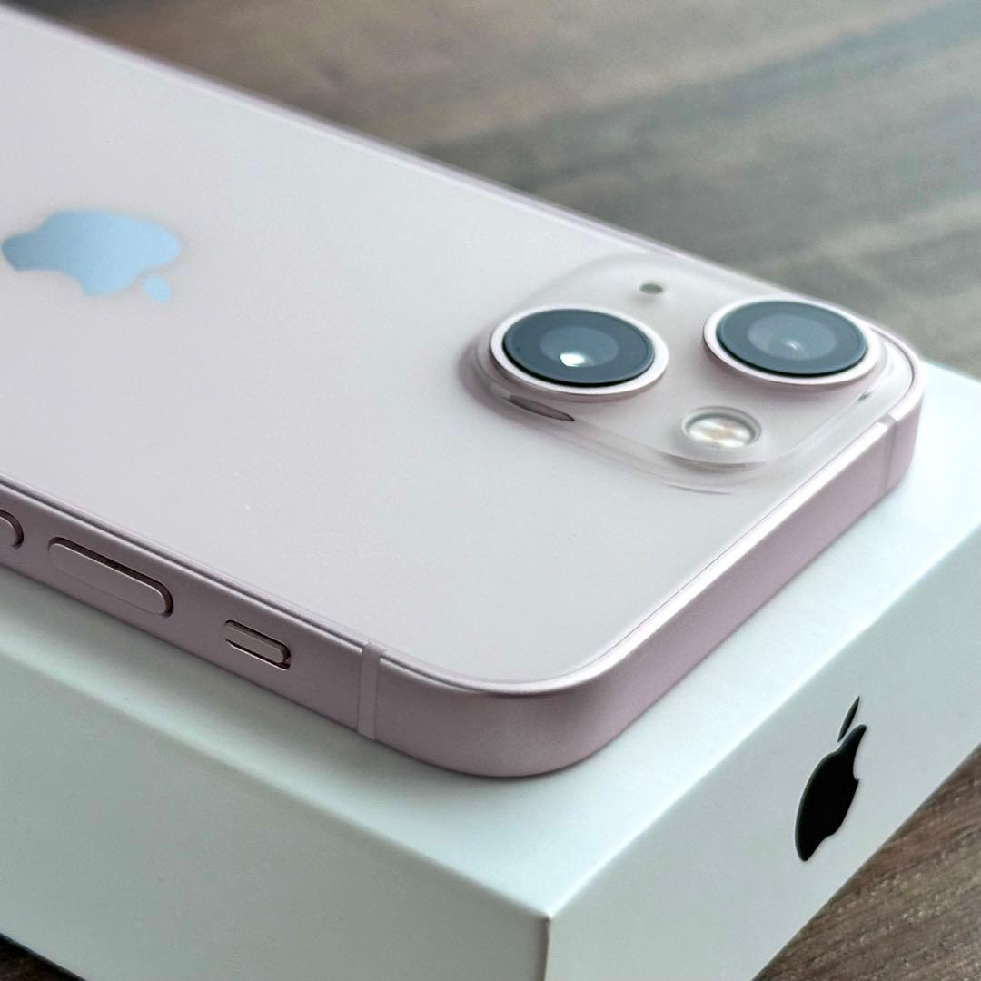 【美品☆】iPhone13mini 本体 Pink 128GB SIMフリー
