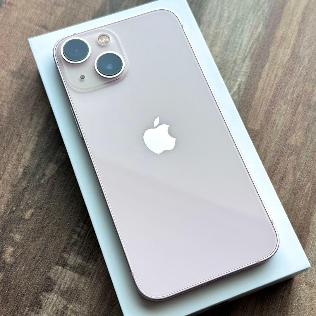 【美品☆】iPhone13mini 本体 Pink 128GB SIMフリー