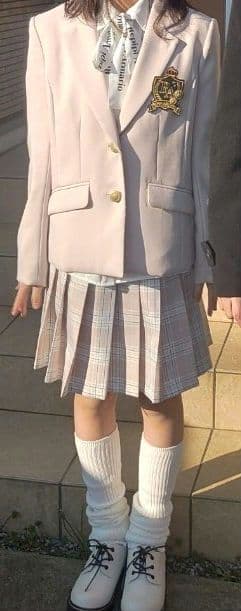 卒服ピンクベージュ セット レピピ リボン