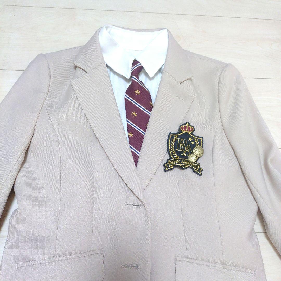 卒服ピンクベージュ セット レピピ リボン