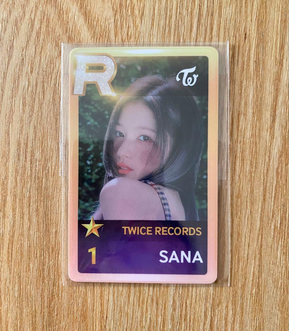 TWICE ssjyp twice records サナ 8周年限定トレカ 貴重