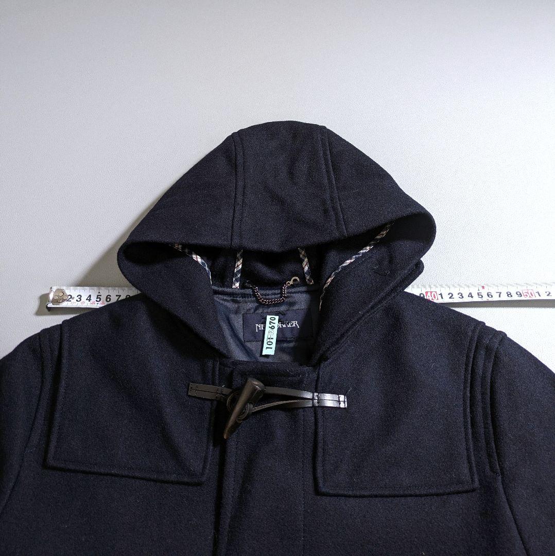 ニューヨーカー／近年もの メンズ 上質ウールダッフルコート ネイビー トグル