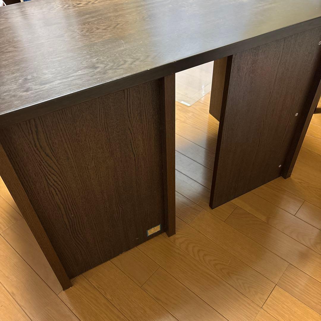 木製机　デスクワーク