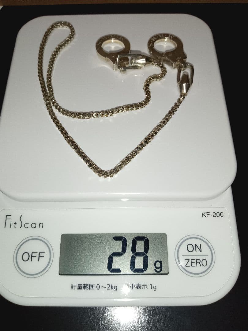 M.A.R.S マーズ ウォレットチェーン　ハンドカフス　　シルバー　手錠型