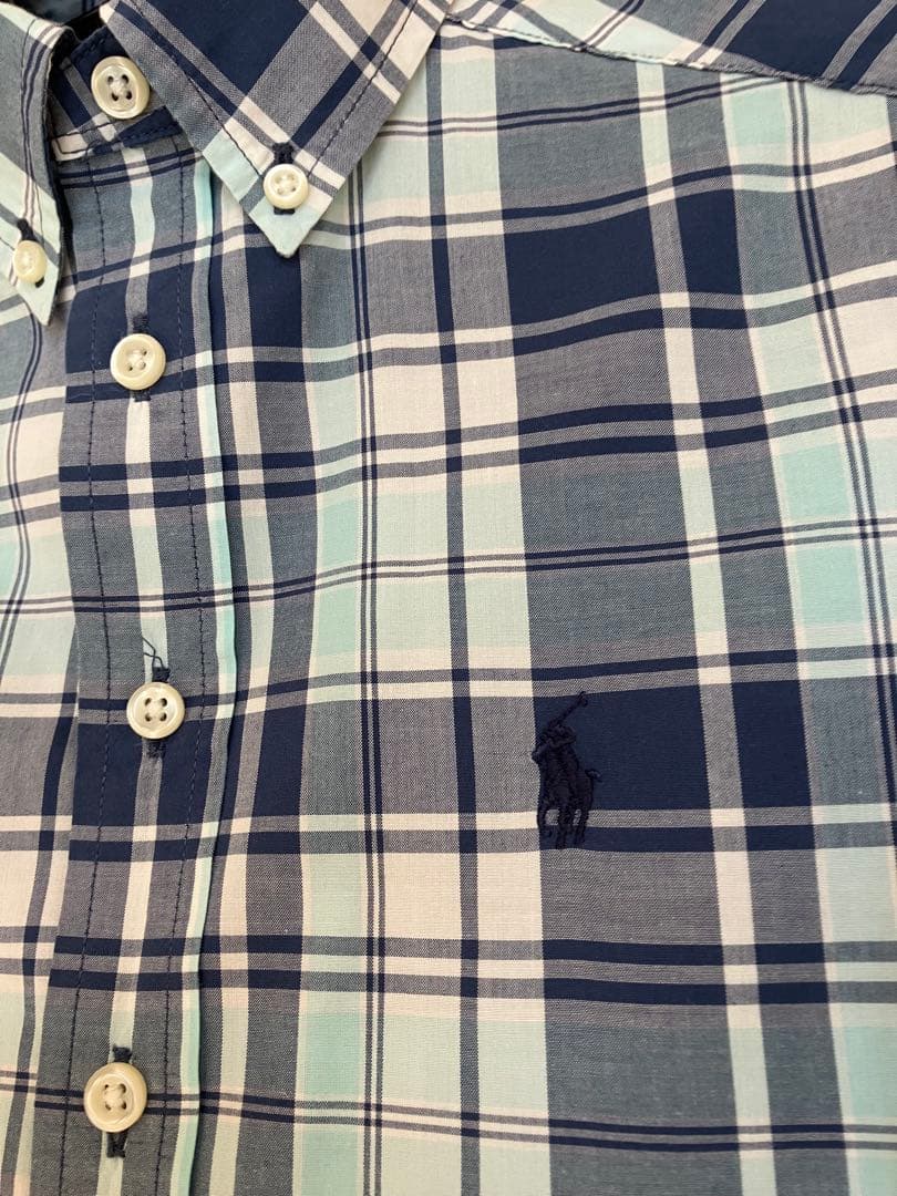 ラルフローレン140スーツ上下セット ボタンダウンシャツ2枚ラルフ靴下2足付き