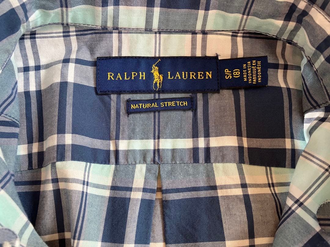 ラルフローレン140スーツ上下セット ボタンダウンシャツ2枚ラルフ靴下2足付き