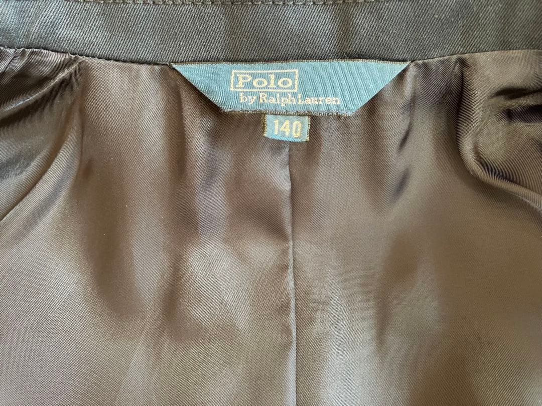 ラルフローレン140スーツ上下セット ボタンダウンシャツ2枚ラルフ靴下2足付き