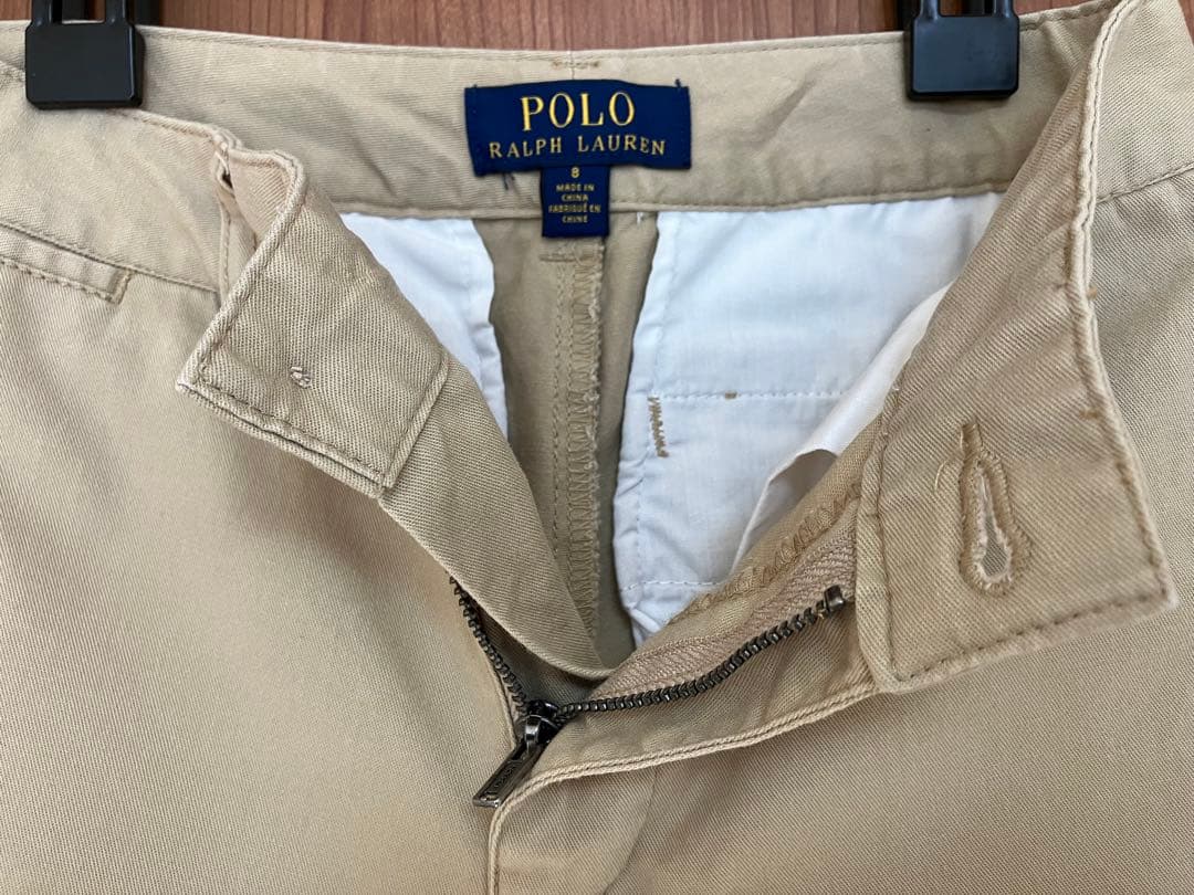 ラルフローレン140スーツ上下セット ボタンダウンシャツ2枚ラルフ靴下2足付き