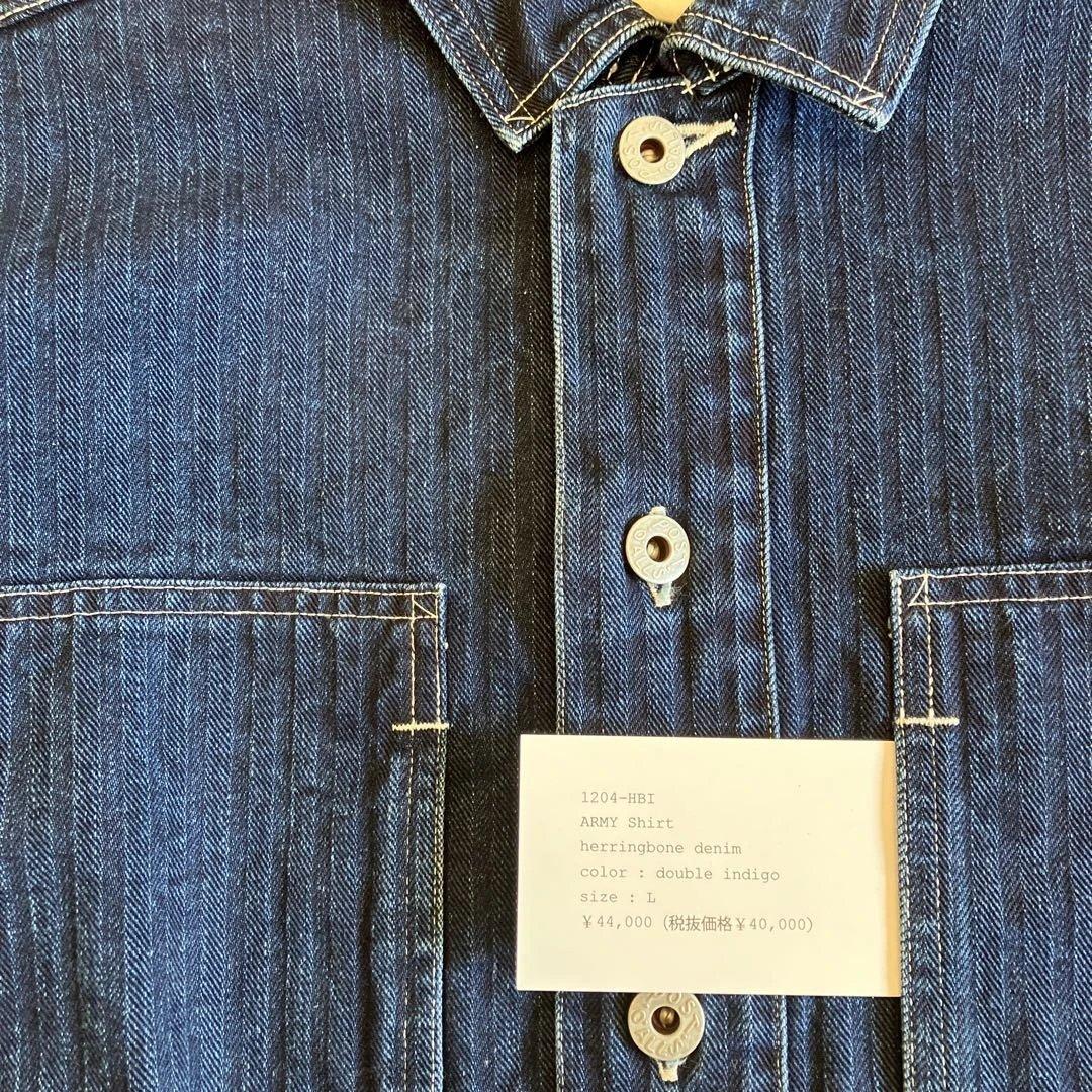 Post O‘all's Army shirt & pants ヘリンボーンL