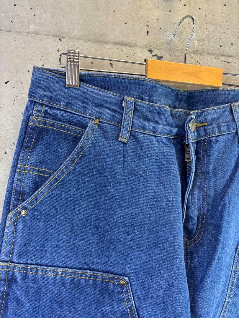 新品 Carhartt ダブルニー デニムジーンズ 34 ワークパンツアクティブ