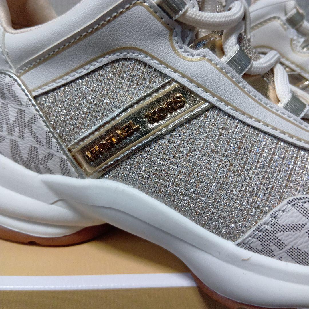 MICHAEL KORS OLYMPIA バニラスニーカー・キッズ ２２cm新品