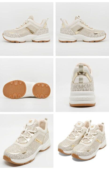 MICHAEL KORS OLYMPIA バニラスニーカー・キッズ ２２cm新品