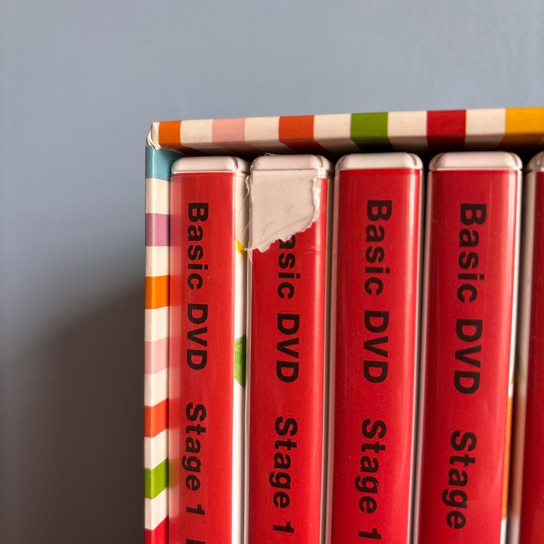 ワールドワイドキッズ　DVD5巻×6ステージ　歌のCD6枚セット