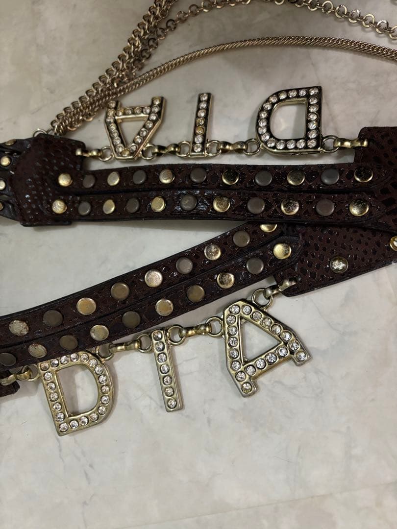 SALE【訳あり】平成元祖d.i.a.スターバックルベルト ブラウン