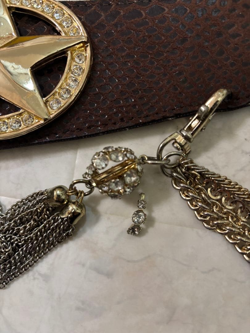 SALE【訳あり】平成元祖d.i.a.スターバックルベルト ブラウン