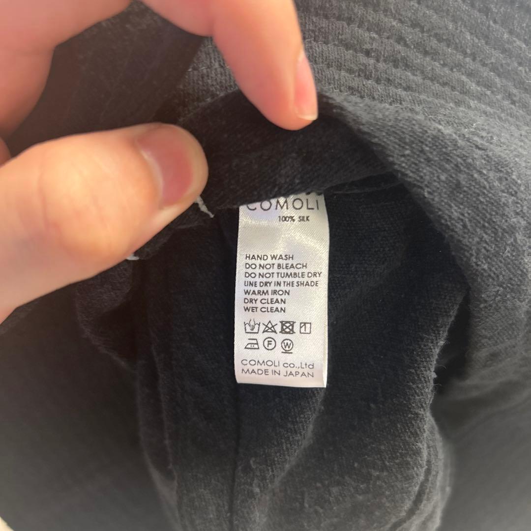 【休日SALE】 COMOLI ブラック バケットハット ほぼ未使用