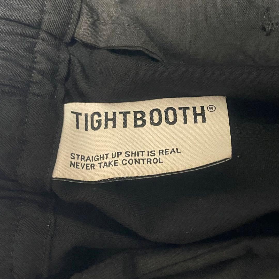 TIGHTBOOTH タイトブース　バギースラックスブラック　L