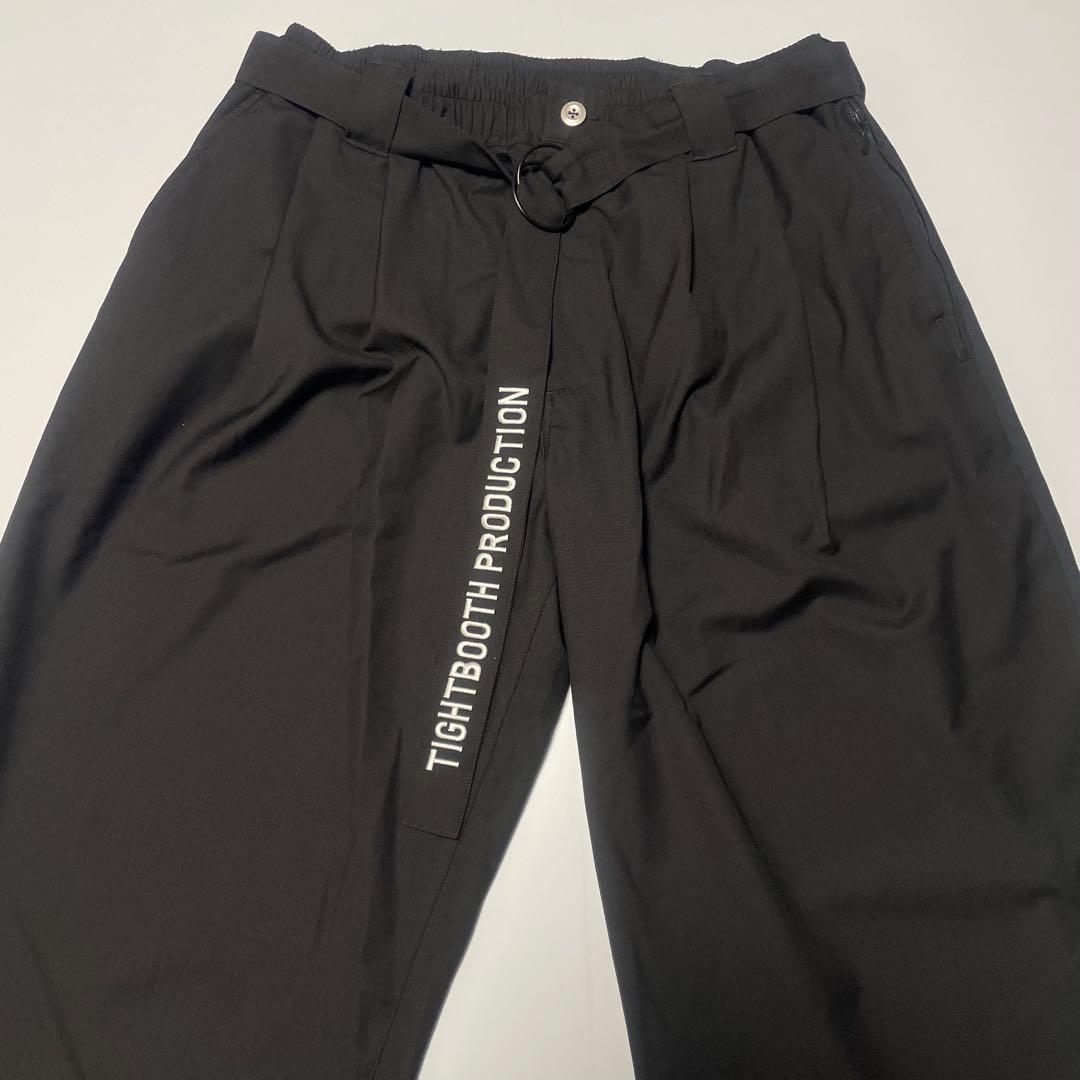 TIGHTBOOTH タイトブース　バギースラックスブラック　L