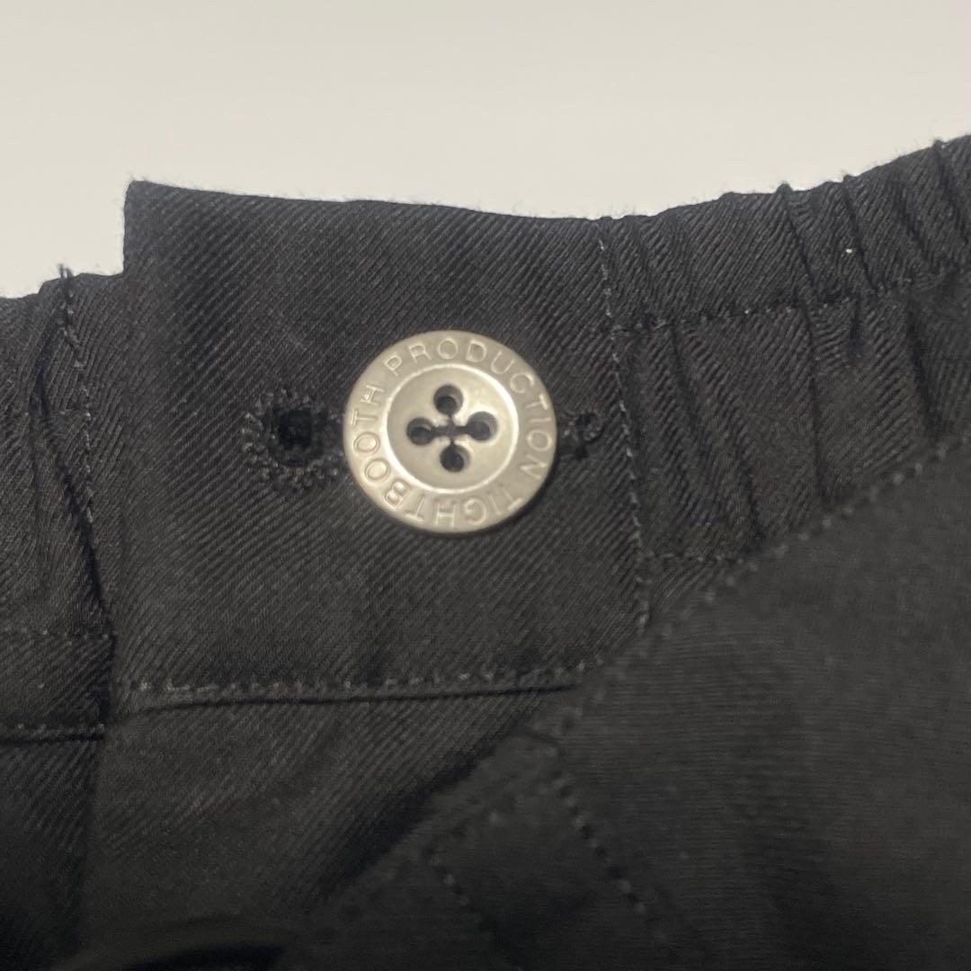 TIGHTBOOTH タイトブース　バギースラックスブラック　L