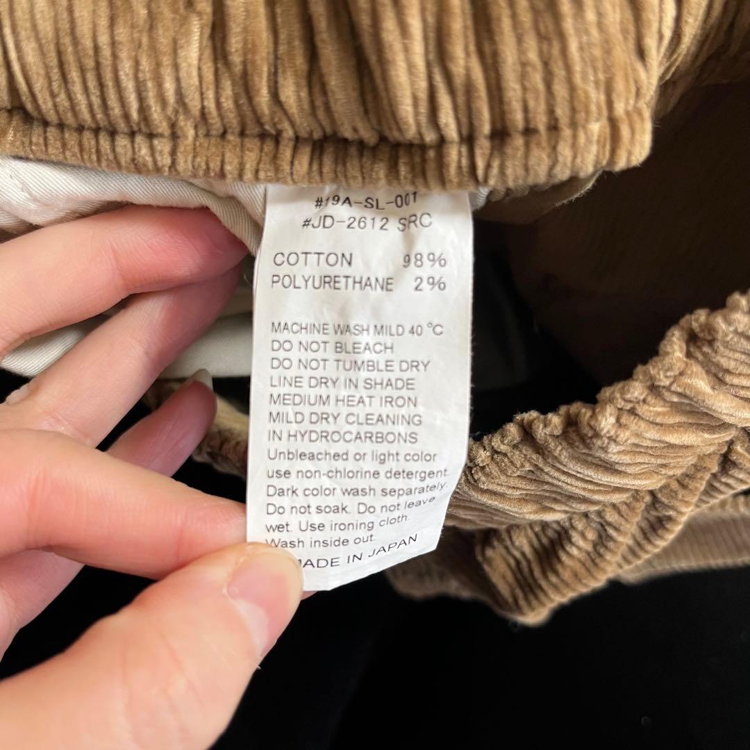 ⭐︎美品⭐︎DANTON ダントン　コーデュロイ　イージーパンツ　ベージュ　40