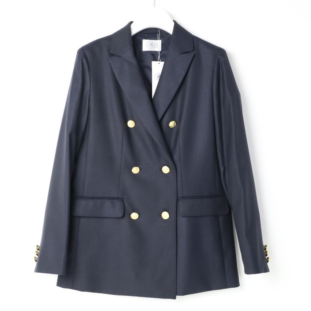 559 新品少訳 ジェイプレス レディース オックスダブルテーラードジャケット7