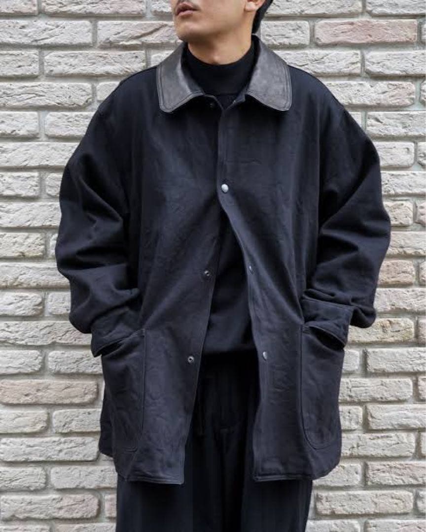 COMOLI 25AW デニムレザーワークジャケット
