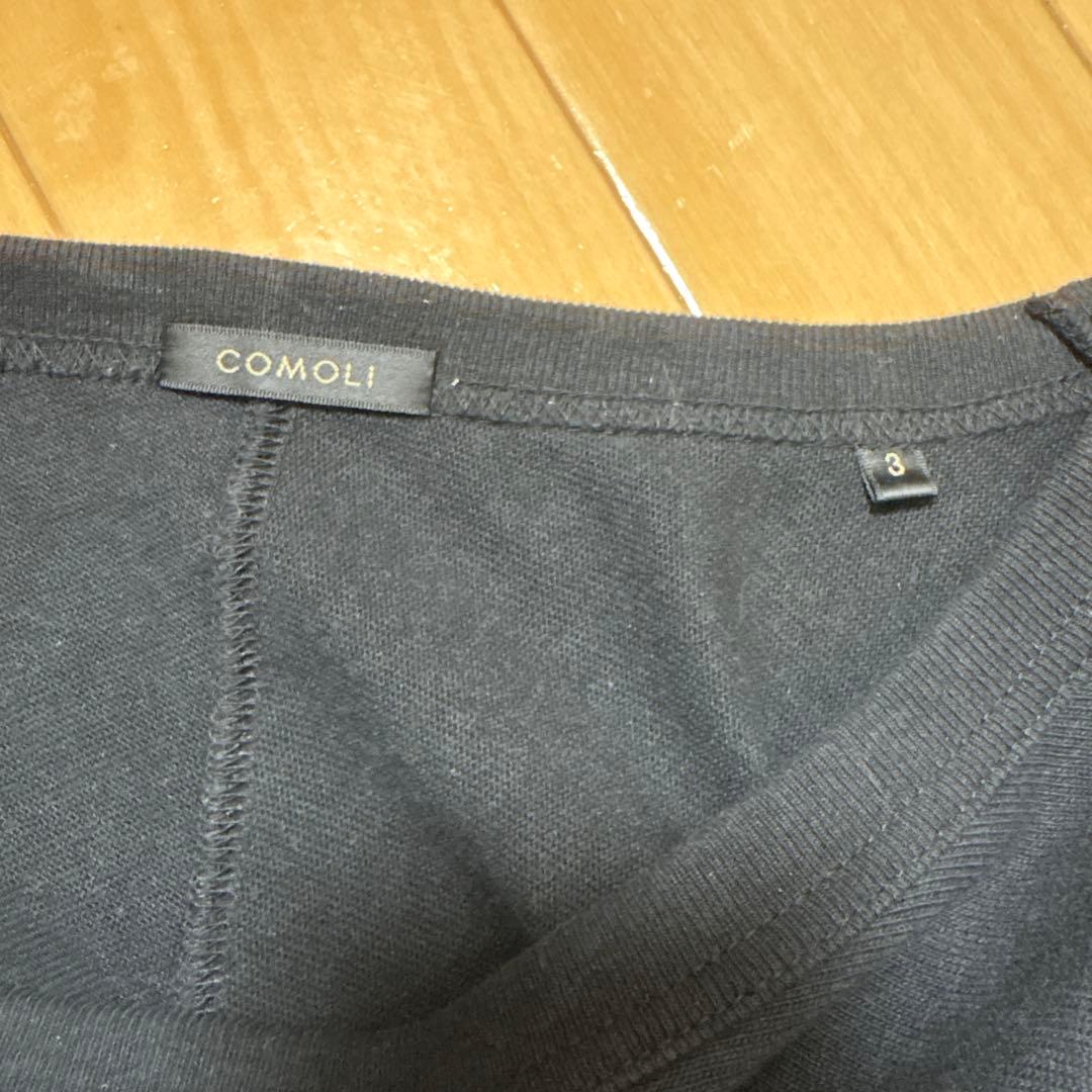 s*2様 美品　COMOLIフットボールTシャツ　サイズ3 コモリ