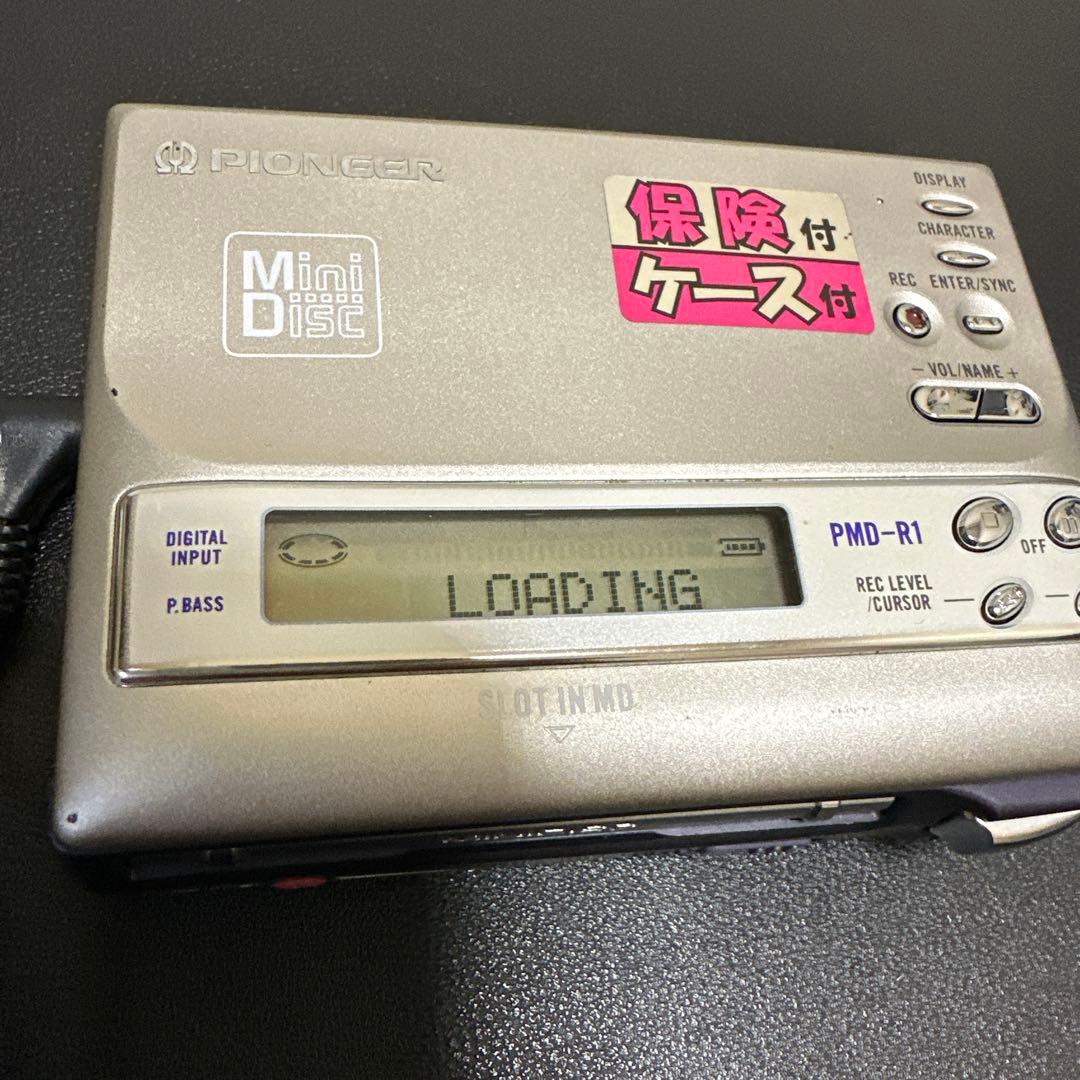 希少PIONEER MDレコーダー PMD-R1通電確認済　ジャンク扱い　美品