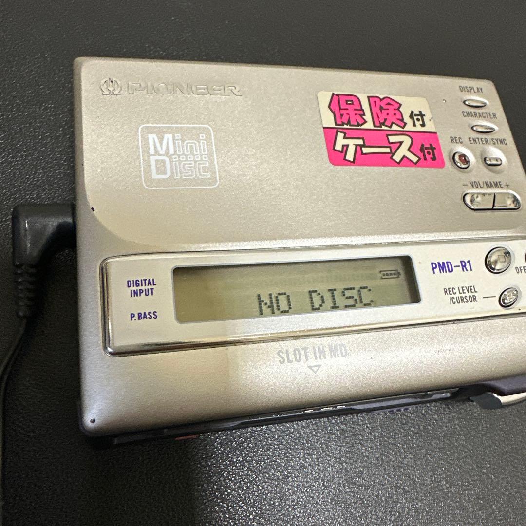 希少PIONEER MDレコーダー PMD-R1通電確認済　ジャンク扱い　美品