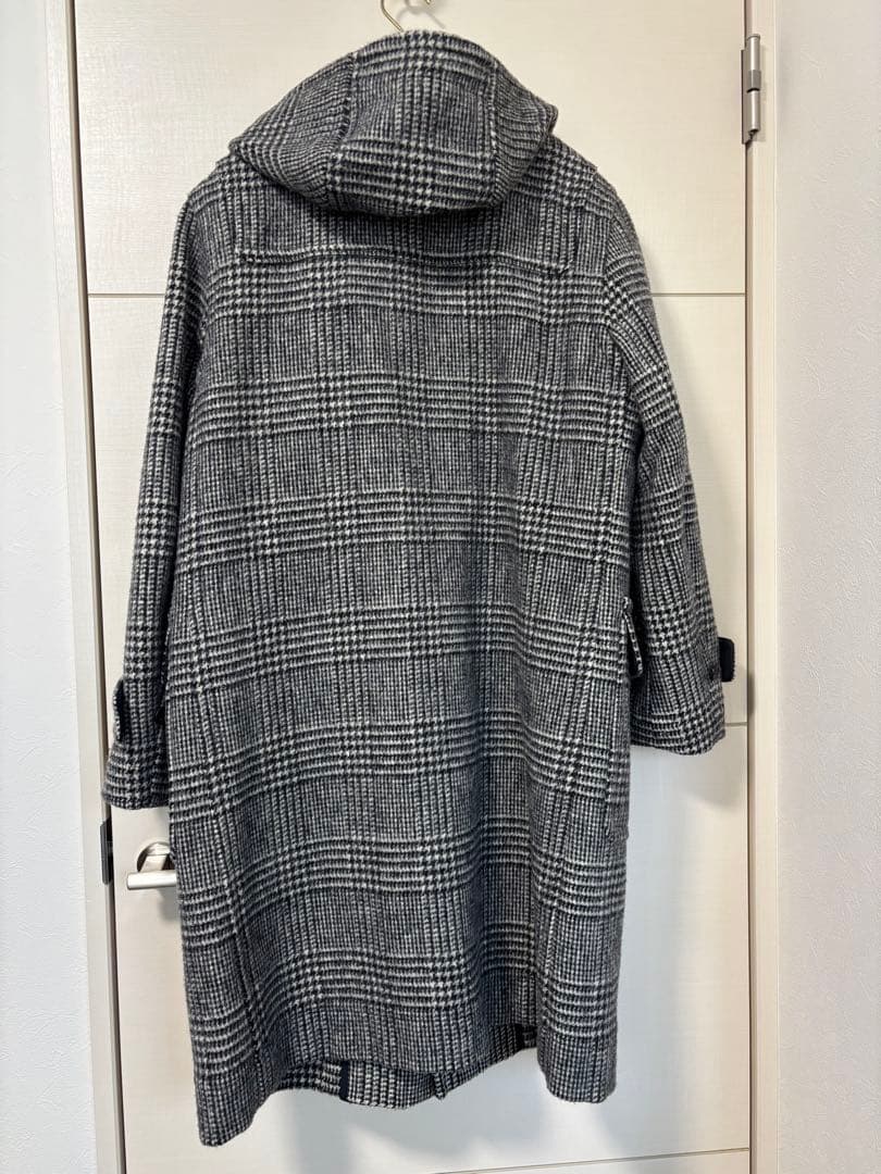 BEAMS F 別注　INVERTERE グレンチェック ダッフルコート 36