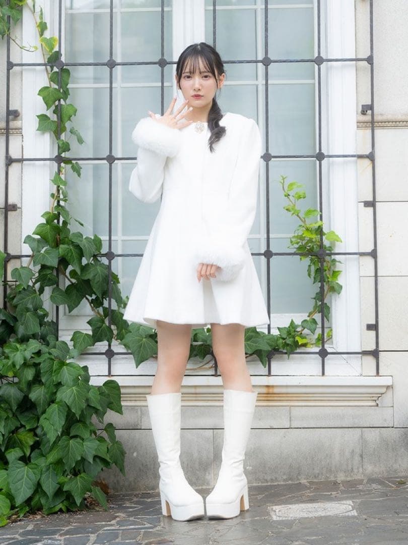 evelynコート Sサイズ 2024 ファー付き