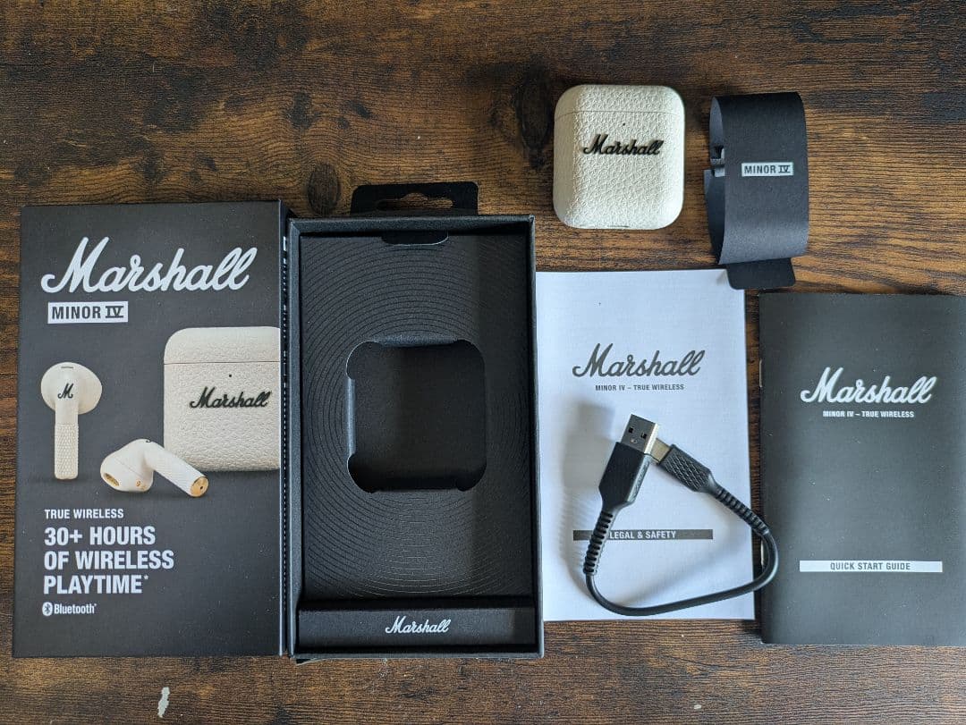 【美品】Marshall Minor IV ワイヤレスイヤホン