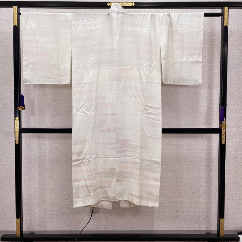 506mu19△長襦袢 ややふくよか 正絹 △美品