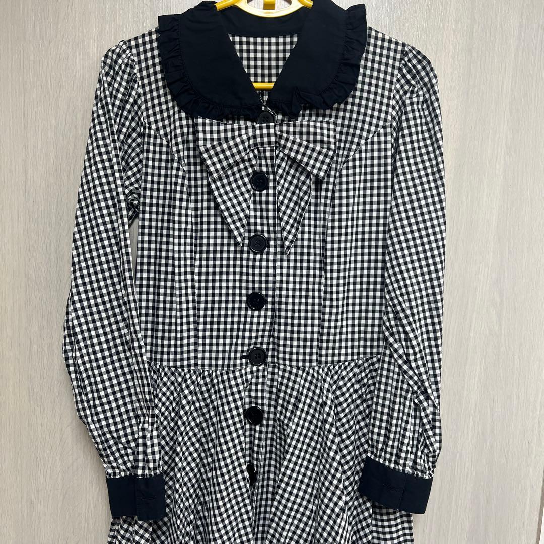 【タイムセール】フィジカルドロップ ロングスリーブレトロワンピース