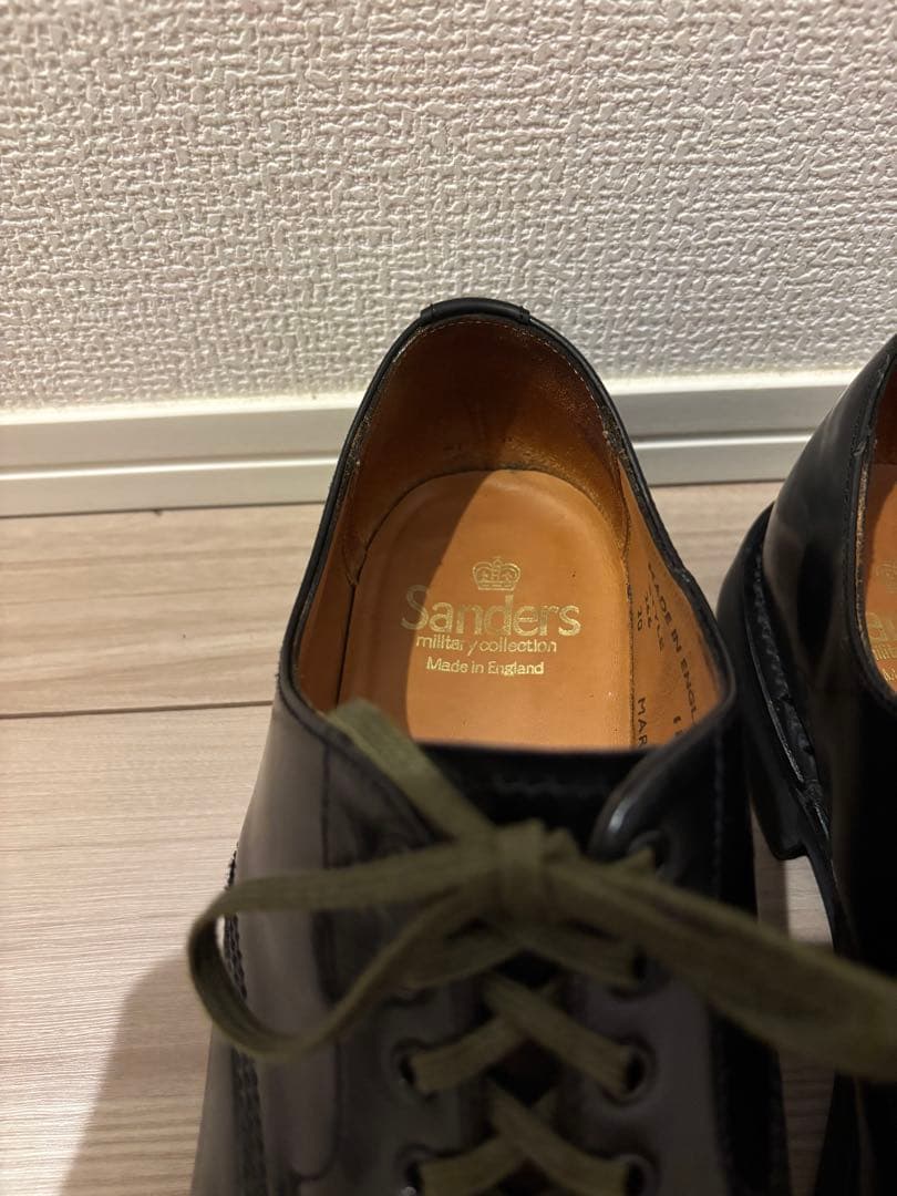 カビゴンSanders Military Darby Shoe UK7.5