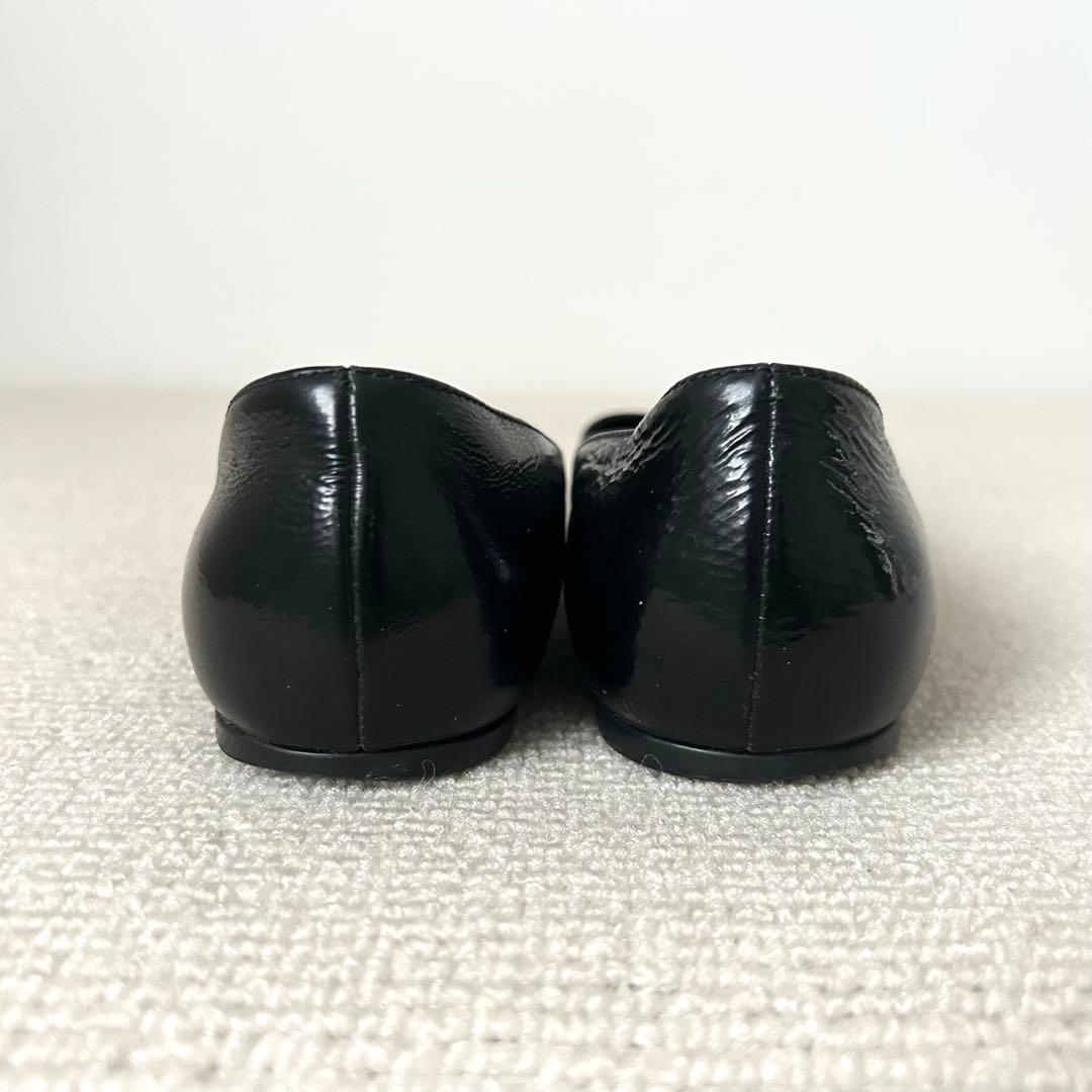 GUCCI グッチ フラットシューズ GG 黒 22cm