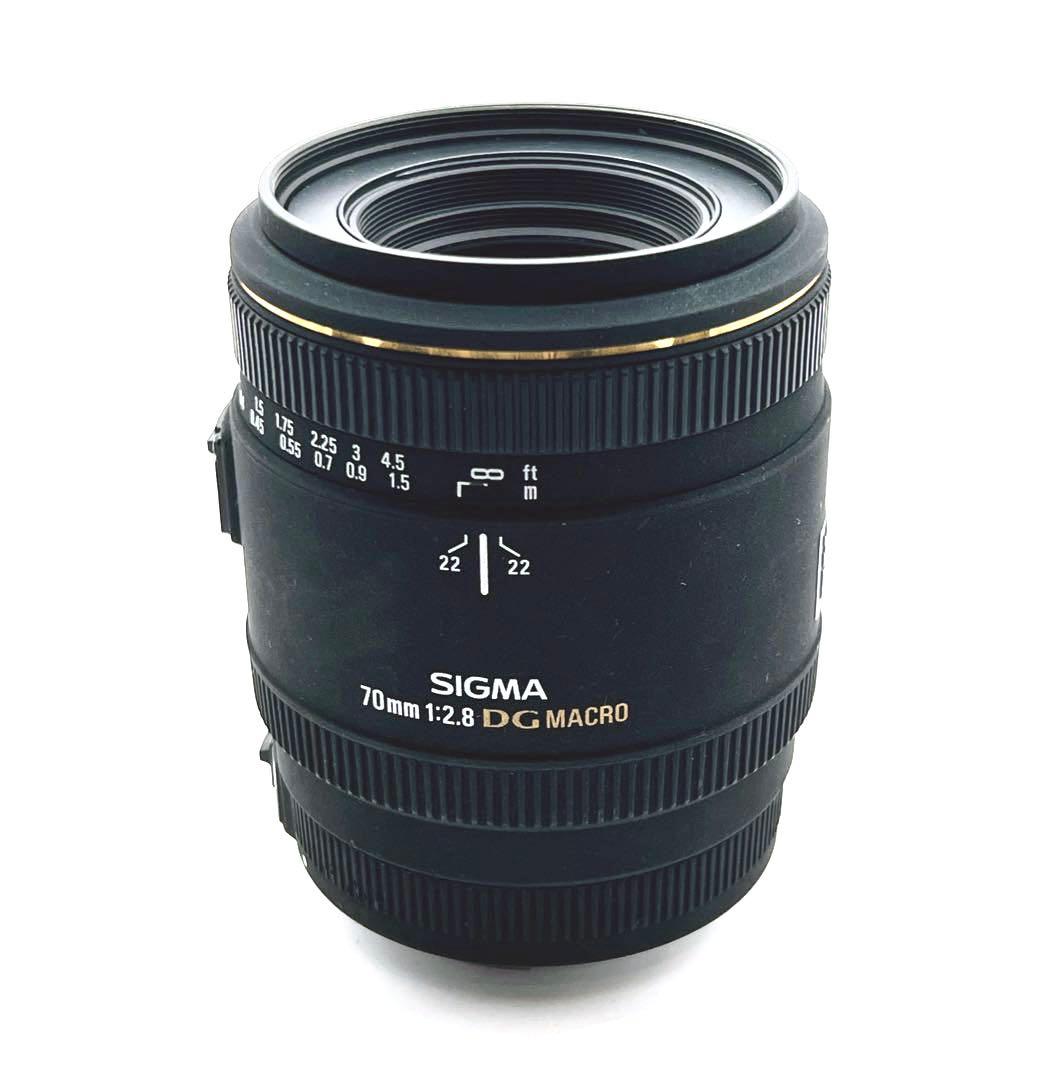 【極美品】 SIGMA 70mm F2.8 EX DG MACRO キャノン用