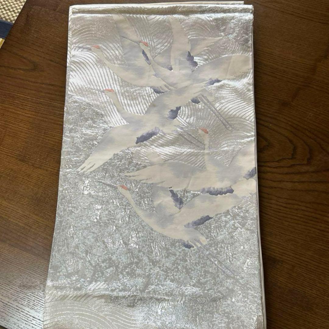 セール中‼️美品‼️成人式 振袖フルセット 白黒 鶴柄 和風