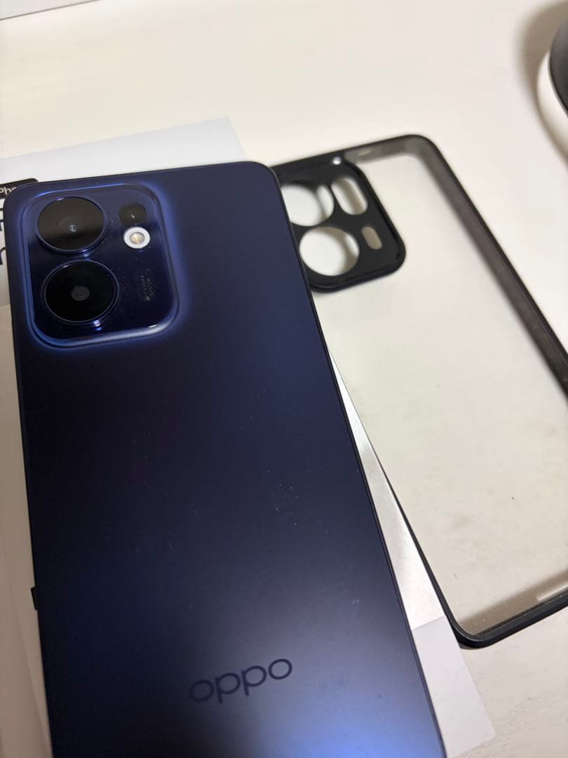 OPPO Reno13 A ルミナスネイビー SIMフリー　ケース付き