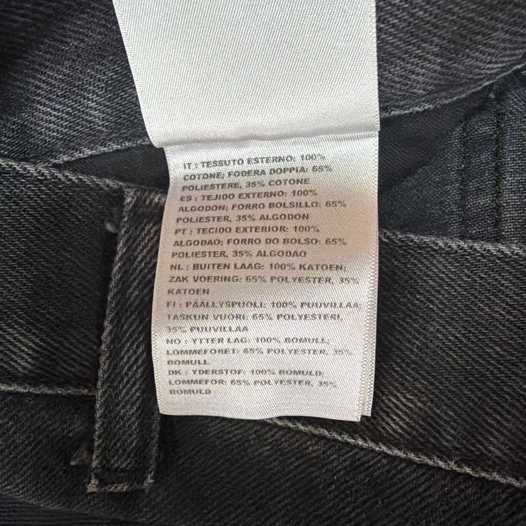 Carhartt DOUBLE KNEE PANT ブラックデニム