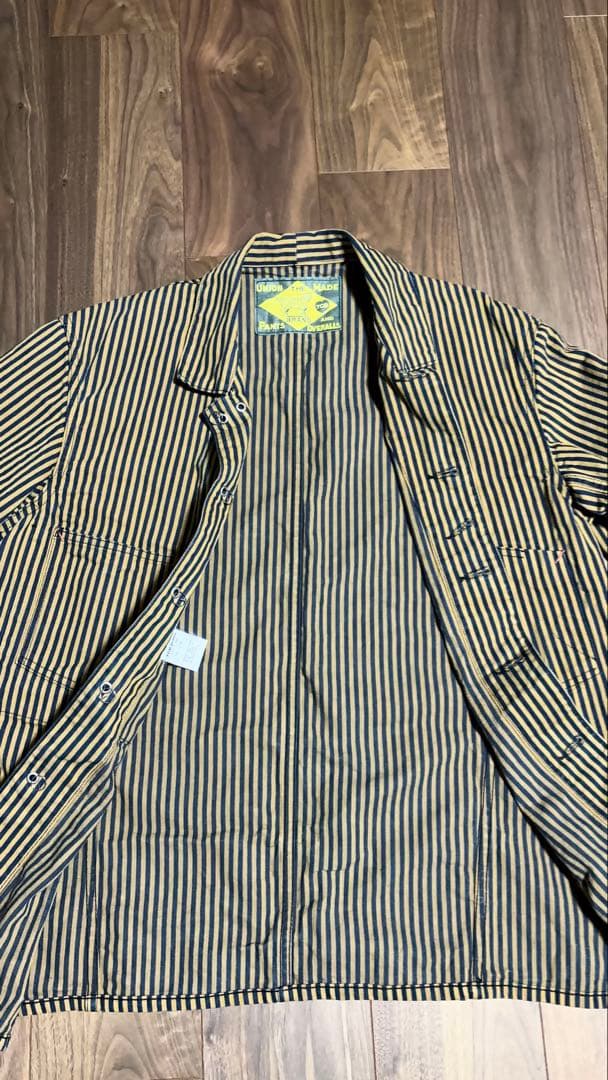 TCBジーンズ キャットハート チョアコート タビーキャットストライプ 40