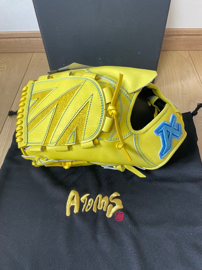 最終価格‼️新品未使用ATOMS アトムズ　西窪職人作成 左投硬式投手用グローブ