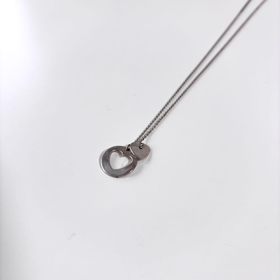 Tiffany&Co. ティファニー ハート 925 シルバー ネックレス 希少