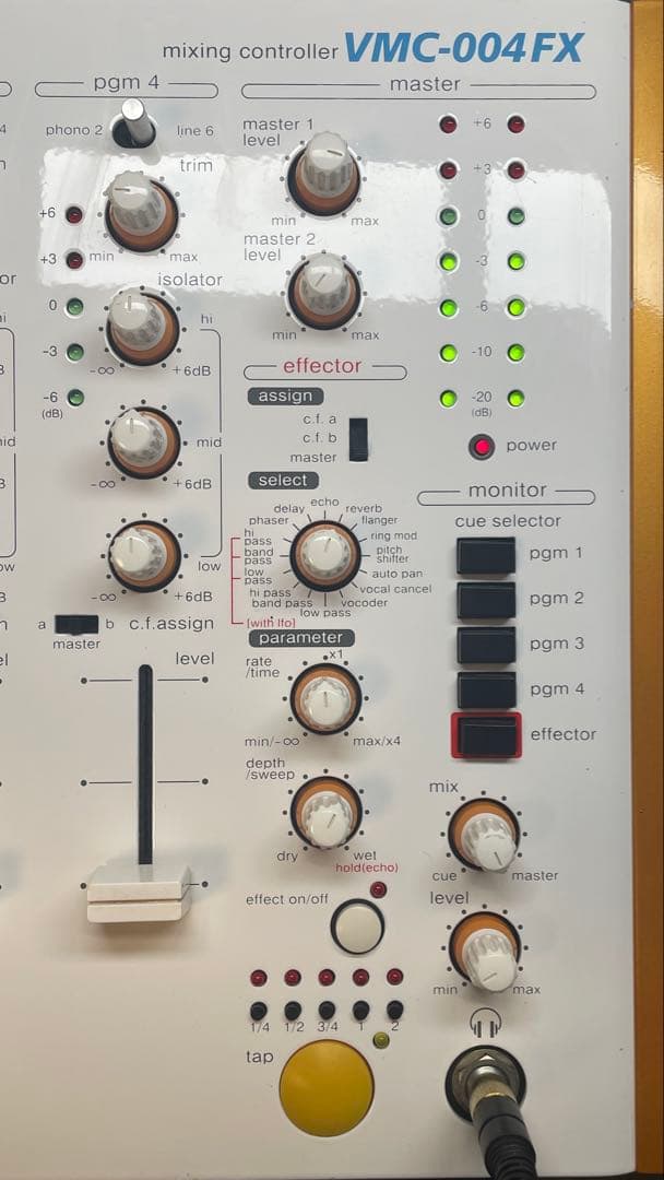 【音出確認済•希少】VESTAX VMC-004 FX/純正アダプター付