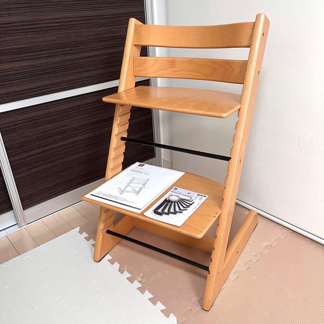 【新型】シリアル6　ストッケ トリップトラップナチュラル