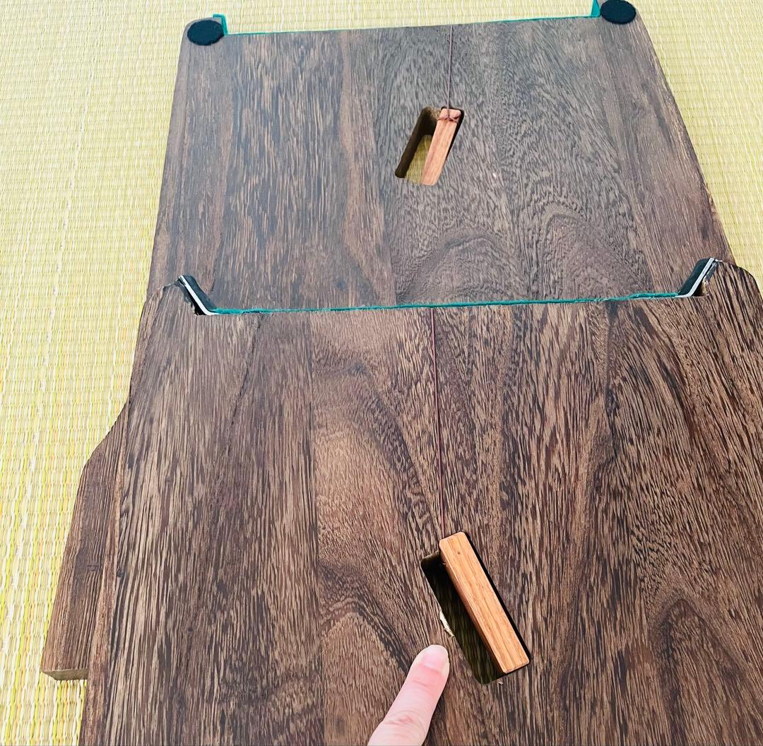 【週末セール】琴立奏台 13絃 桐H型箏台 3分割組立式 ケース付軽い