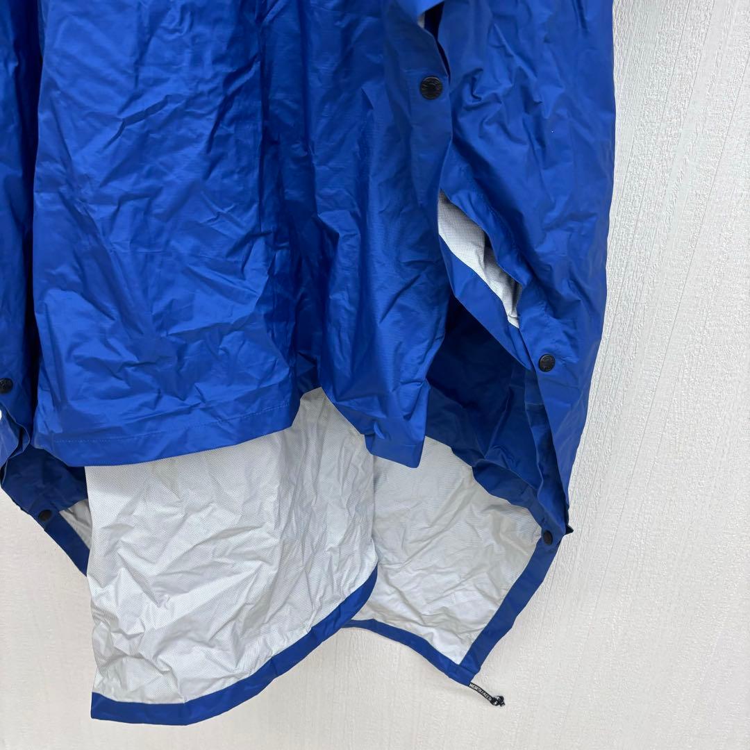 極美品✨ 希少 ノースフェイス ポンチョ レインコート 大きめ Lサイズ ブルー