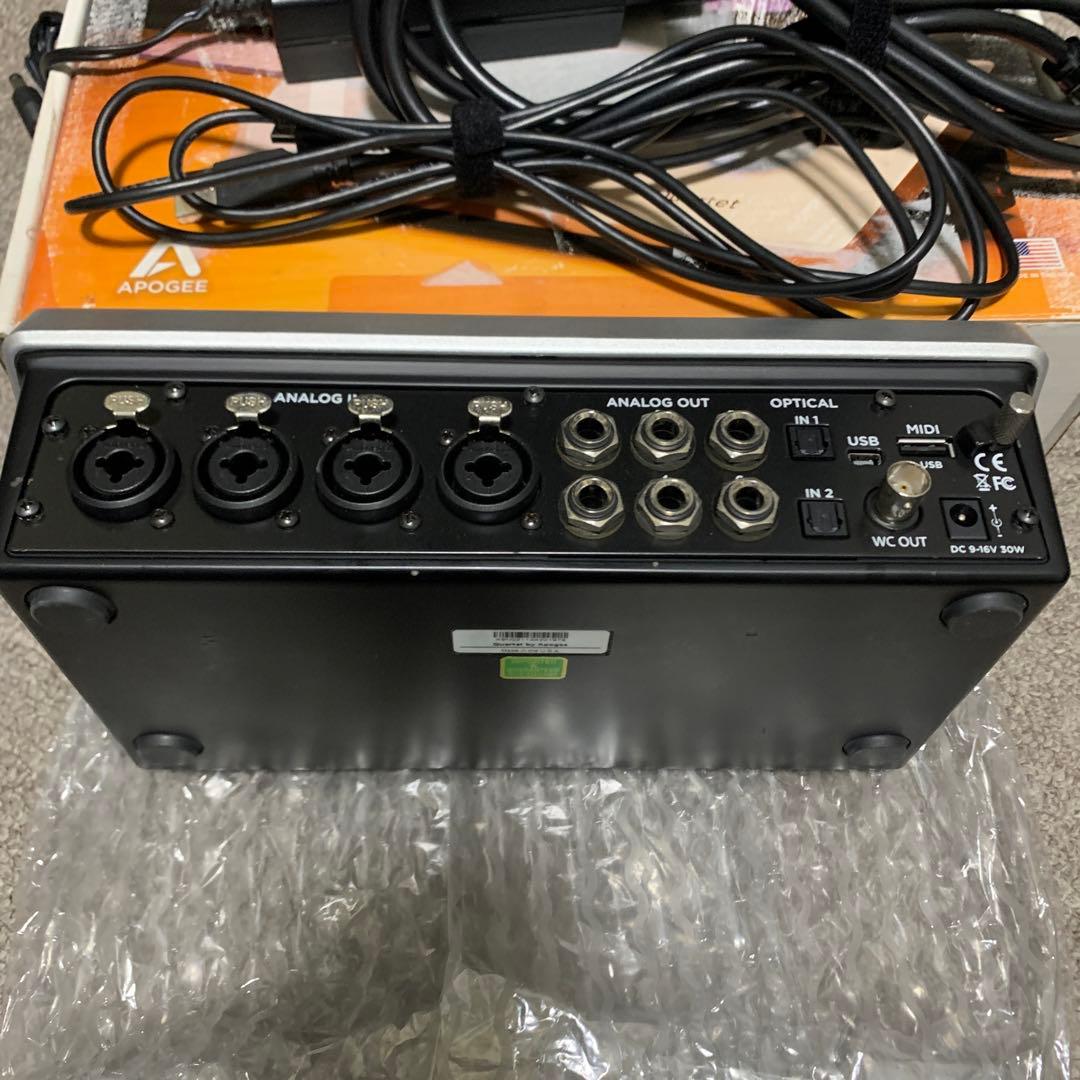 apogee アポジー　quartet クアルテット　オーディオインターフェース